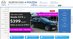 Desktop Screenshot of buynorthendmazda.com